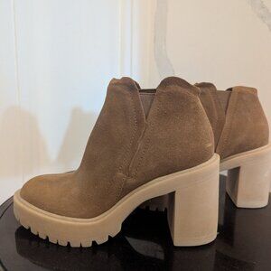 Tan Suede Ankle Boots Dolce Vita